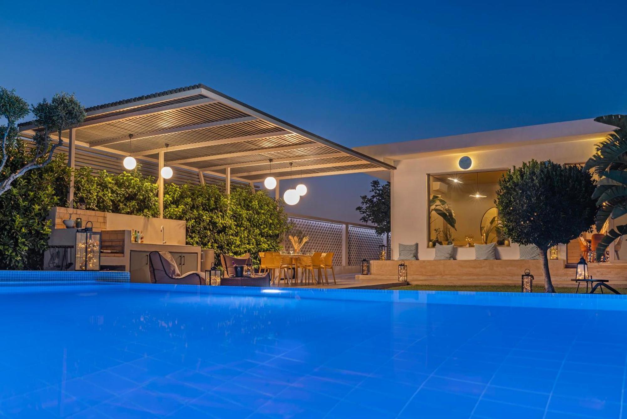 Gaia Blue Villa Kolymbia Ngoại thất bức ảnh