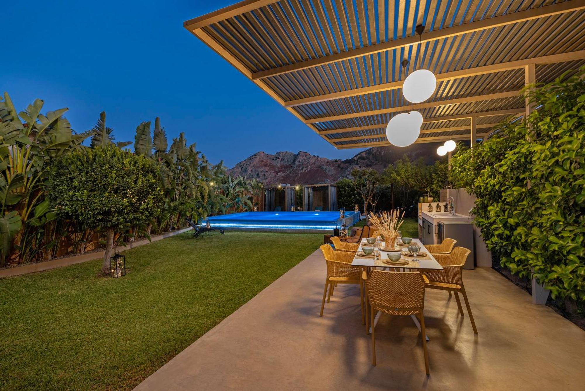 Gaia Blue Villa Kolymbia Ngoại thất bức ảnh