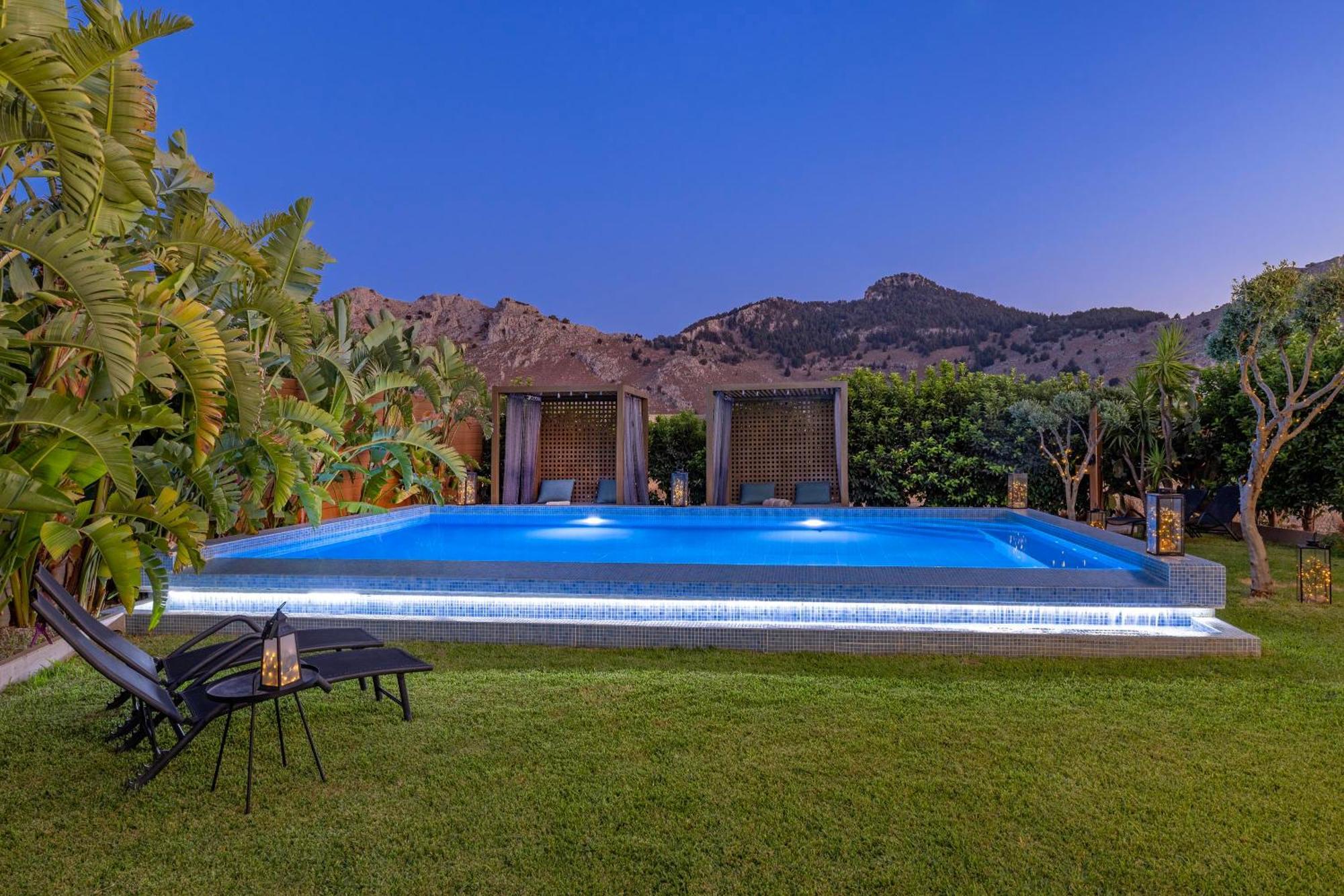 Gaia Blue Villa Kolymbia Ngoại thất bức ảnh