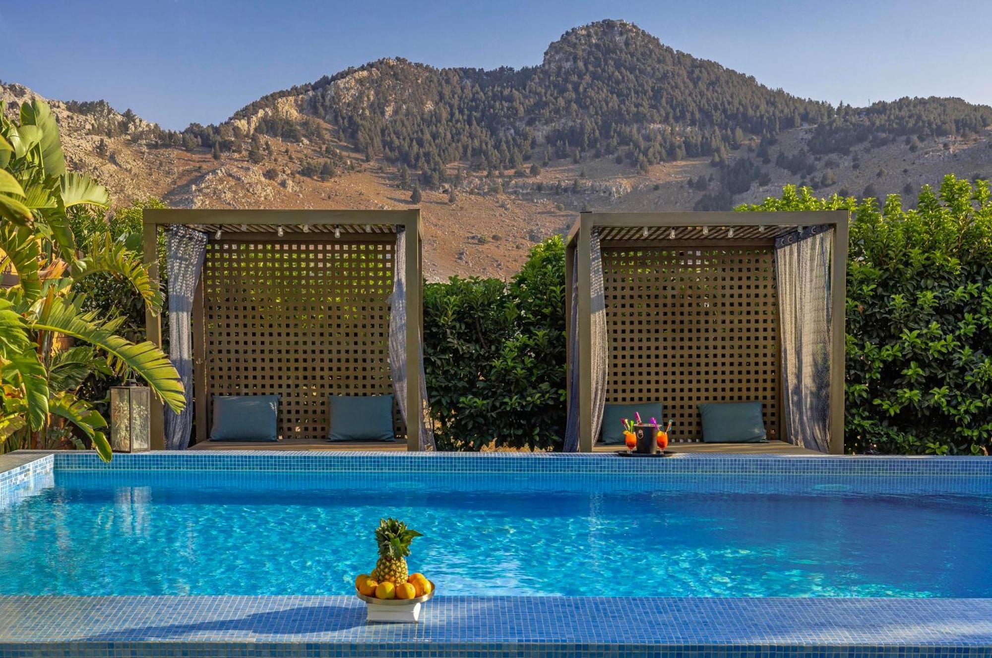 Gaia Blue Villa Kolymbia Ngoại thất bức ảnh
