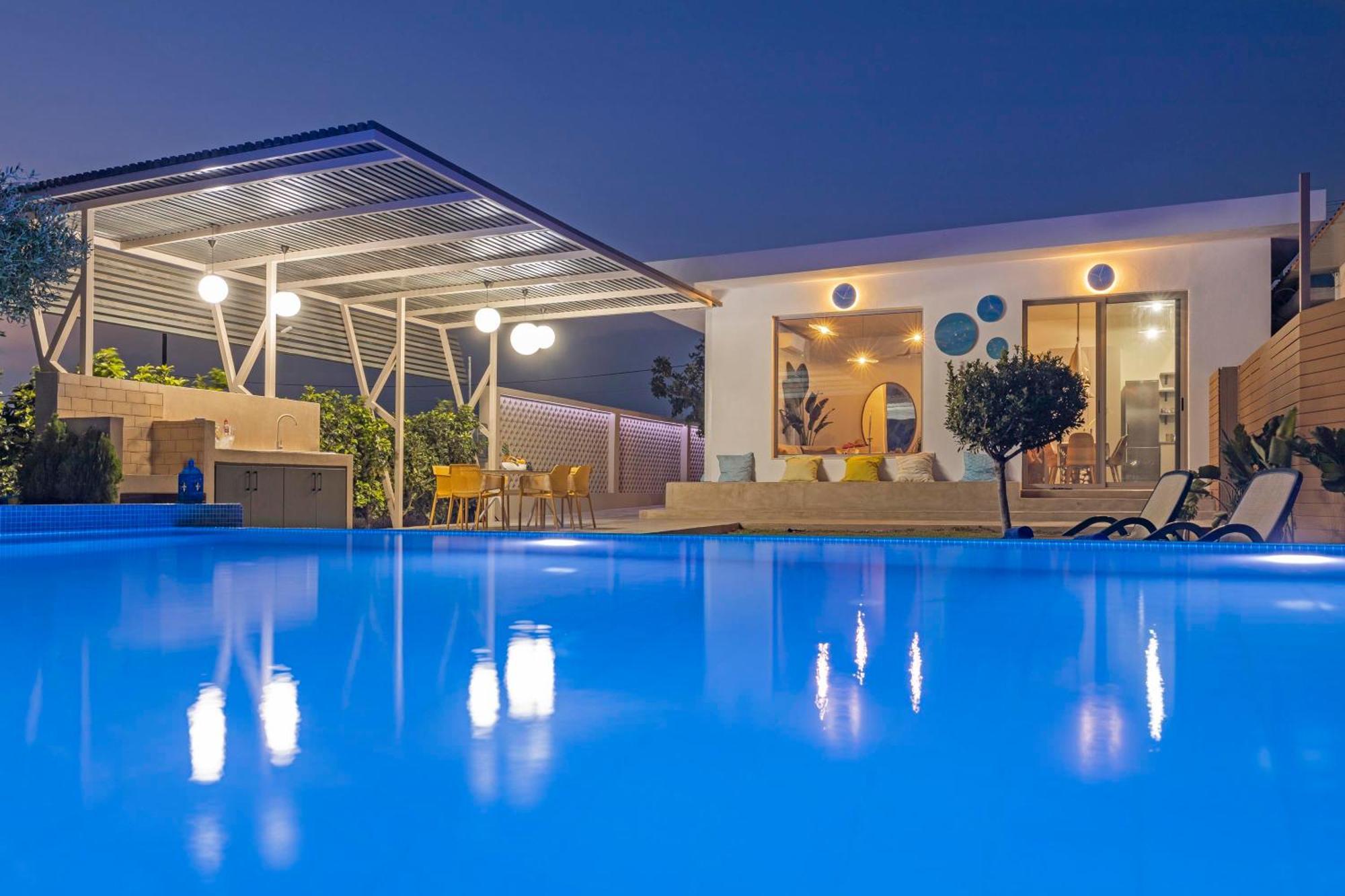 Gaia Blue Villa Kolymbia Ngoại thất bức ảnh